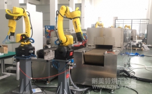 NMT-ZN-631疫苗玻璃瓶特殊涂層工藝,預熱+固化自動化對接隧道爐烘烤線(蘇州?？松?